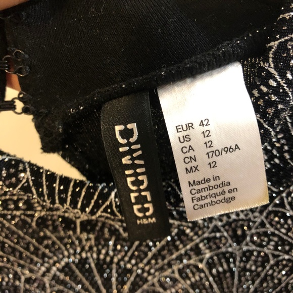 Soprano Navy Medium Flowy Dress - Picture 3 of 3